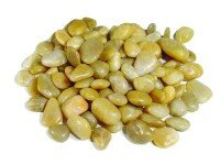 галька жёлтая оникс, полированная