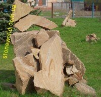 камень песчаник глыбы