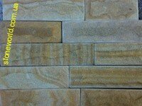 плитка из песчаника, пилено-колотая с подпилом