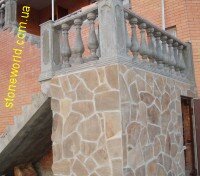 Облицовка фасада здания камнем